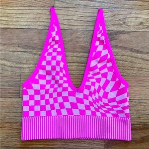 ⭐️5/$25⭐️ GARAGE Pink Retro Cropped Bralette Tank